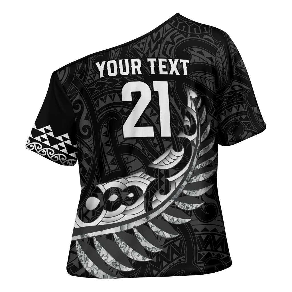 New Zealand Indigenous-Maori Rugby Custom Cross Shoulder Shirt LT9 - Polynesian Pride