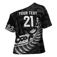 New Zealand Indigenous-Maori Rugby Custom Cross Shoulder Shirt LT9 - Polynesian Pride