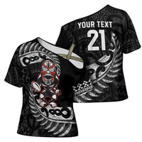 New Zealand Indigenous-Maori Rugby Custom Cross Shoulder Shirt LT9 - Polynesian Pride