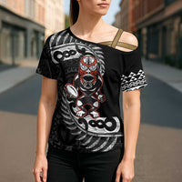 New Zealand Indigenous-Maori Rugby Custom Cross Shoulder Shirt LT9 - Polynesian Pride