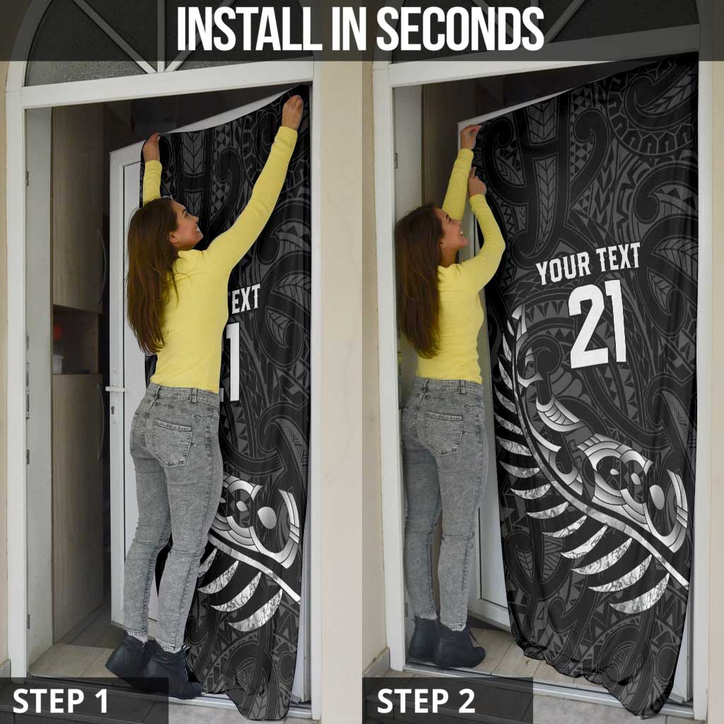 New Zealand Indigenous-Maori Rugby Custom Door Cover LT9 - Polynesian Pride