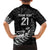 New Zealand Indigenous-Maori Rugby Custom Family Matching Off Shoulder Short Dress and Hawaiian Shirt