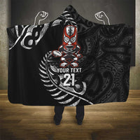 New Zealand Indigenous-Maori Rugby Custom Hooded Blanket LT9 - Polynesian Pride