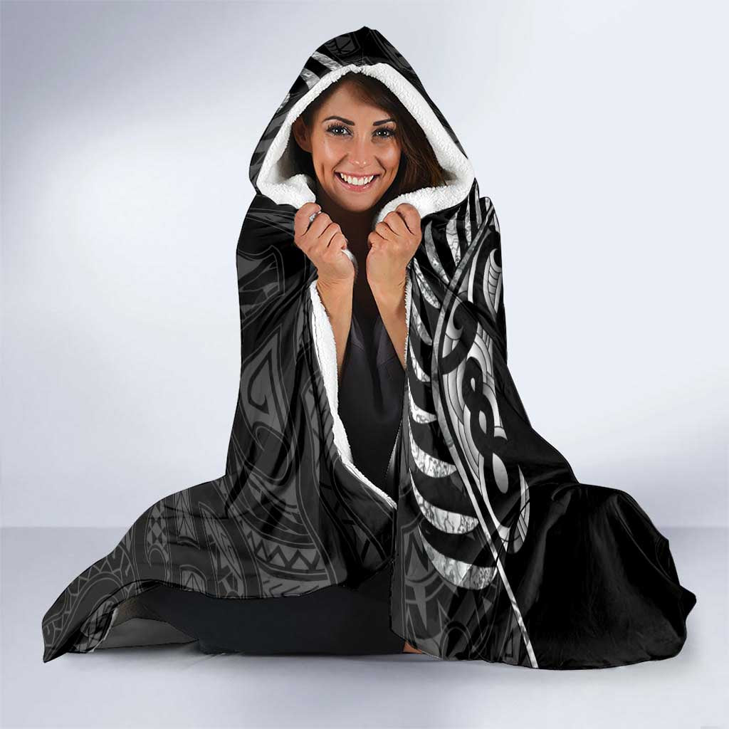 New Zealand Indigenous-Maori Rugby Custom Hooded Blanket LT9 - Polynesian Pride
