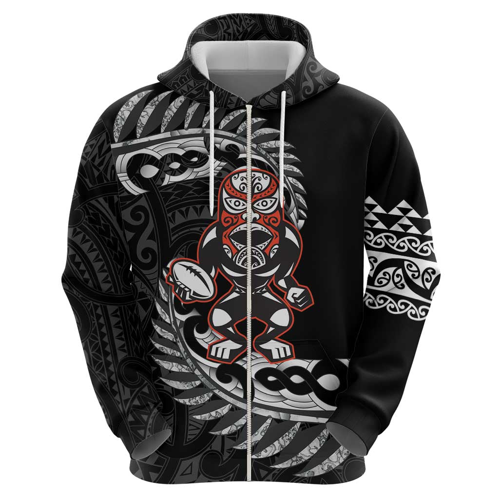 New Zealand Indigenous-Maori Rugby Custom Hoodie LT9 - Polynesian Pride