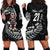 New Zealand Indigenous-Maori Rugby Custom Hoodie Dress