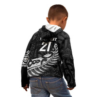 New Zealand Indigenous-Maori Rugby Custom Kid Hoodie LT9 - Polynesian Pride