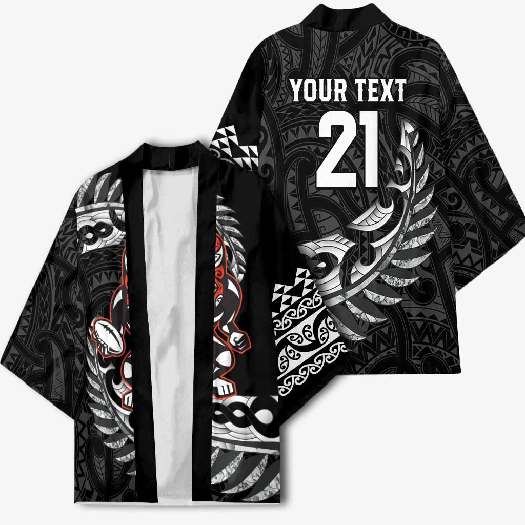 New Zealand Indigenous-Maori Rugby Custom Kimono LT9 - Polynesian Pride
