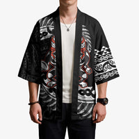 New Zealand Indigenous-Maori Rugby Custom Kimono LT9 - Polynesian Pride