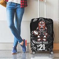 New Zealand Indigenous-Maori Rugby Custom Luggage Cover LT9 - Polynesian Pride