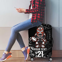 New Zealand Indigenous-Maori Rugby Custom Luggage Cover LT9 - Polynesian Pride