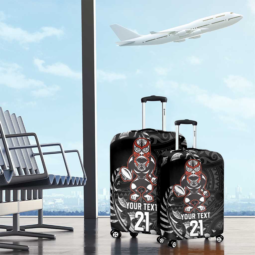 New Zealand Indigenous-Maori Rugby Custom Luggage Cover LT9 - Polynesian Pride