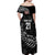 New Zealand Indigenous-Maori Rugby Custom Off Shoulder Maxi Dress