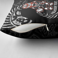 New Zealand Indigenous-Maori Rugby Custom Pillow Cover LT9 - Polynesian Pride