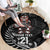 New Zealand Indigenous-Maori Rugby Custom Round Carpet