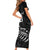 New Zealand Indigenous-Maori Rugby Custom Short Sleeve Bodycon Dress