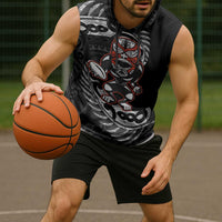 New Zealand Indigenous-Maori Rugby Custom Sleeveless Hoodie LT9 - Polynesian Pride