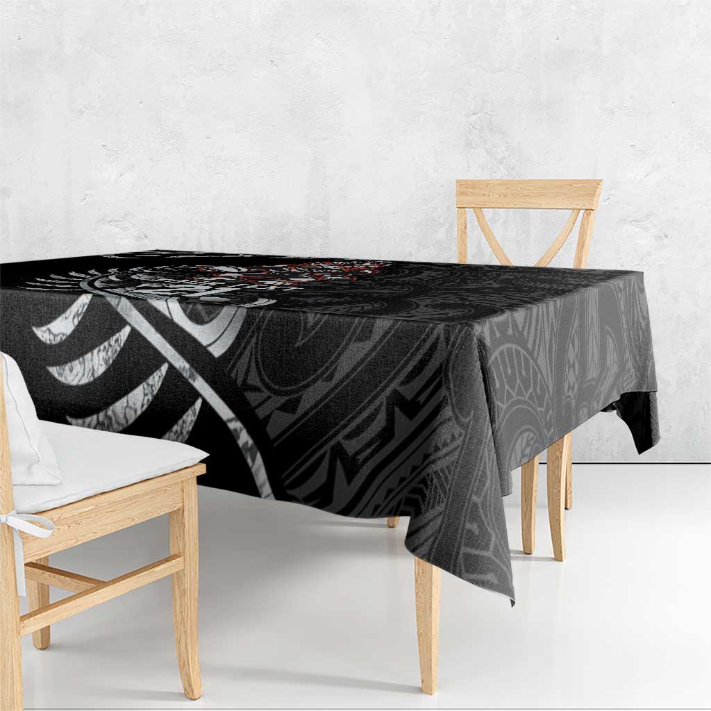 New Zealand Indigenous-Maori Rugby Custom Tablecloth LT9 - Polynesian Pride