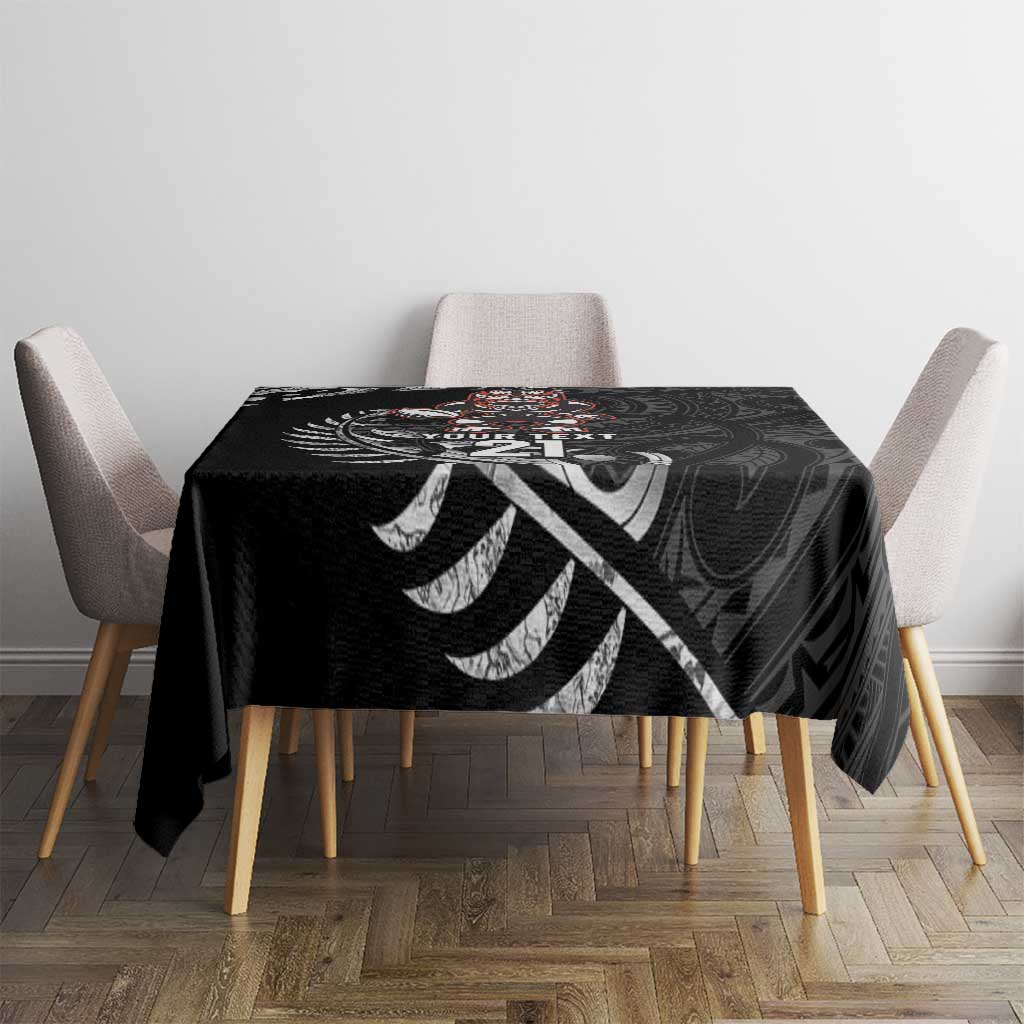 New Zealand Indigenous-Maori Rugby Custom Tablecloth LT9 - Polynesian Pride