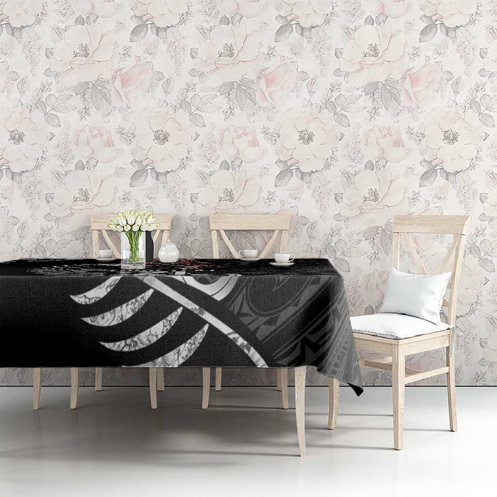 New Zealand Indigenous-Maori Rugby Custom Tablecloth LT9 - Polynesian Pride