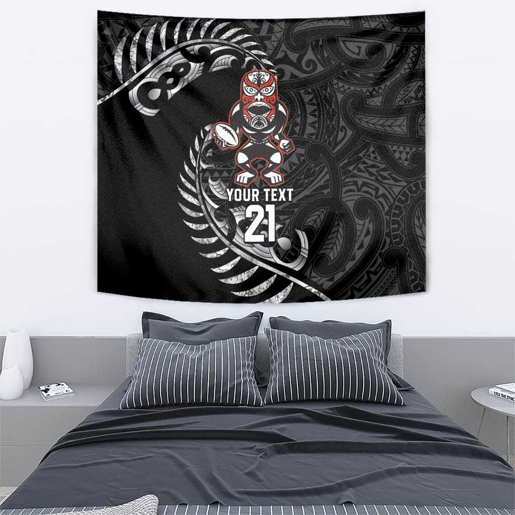 New Zealand Indigenous-Maori Rugby Custom Tapestry LT9 - Polynesian Pride