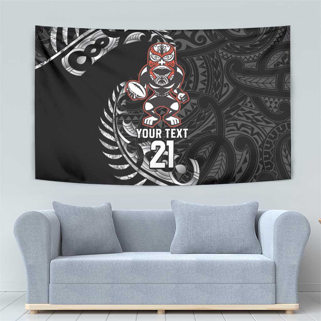 New Zealand Indigenous-Maori Rugby Custom Tapestry LT9 - Polynesian Pride