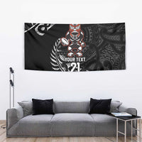 New Zealand Indigenous-Maori Rugby Custom Tapestry LT9 - Polynesian Pride