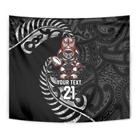 New Zealand Indigenous-Maori Rugby Custom Tapestry LT9 - Polynesian Pride