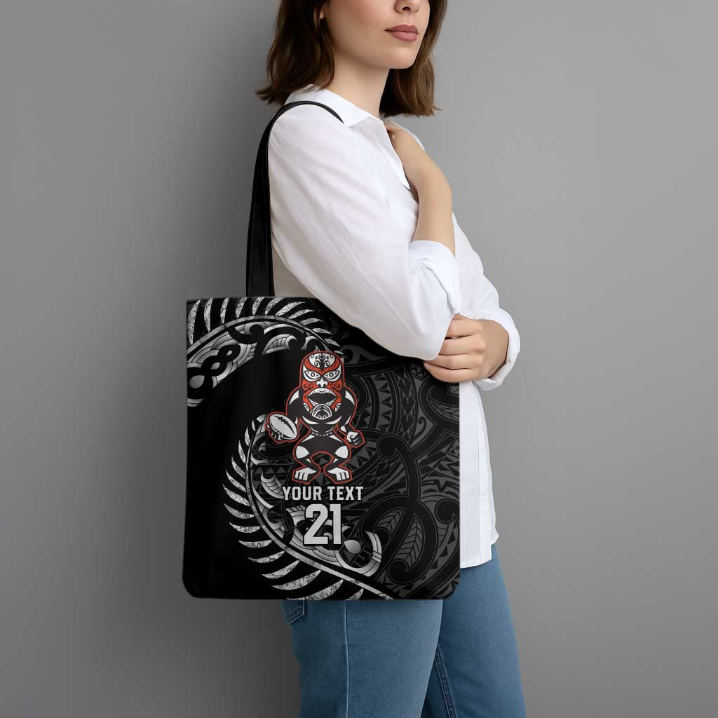 New Zealand Indigenous-Maori Rugby Custom Tote Bag LT9 - Polynesian Pride