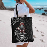 New Zealand Indigenous-Maori Rugby Custom Tote Bag LT9 - Polynesian Pride