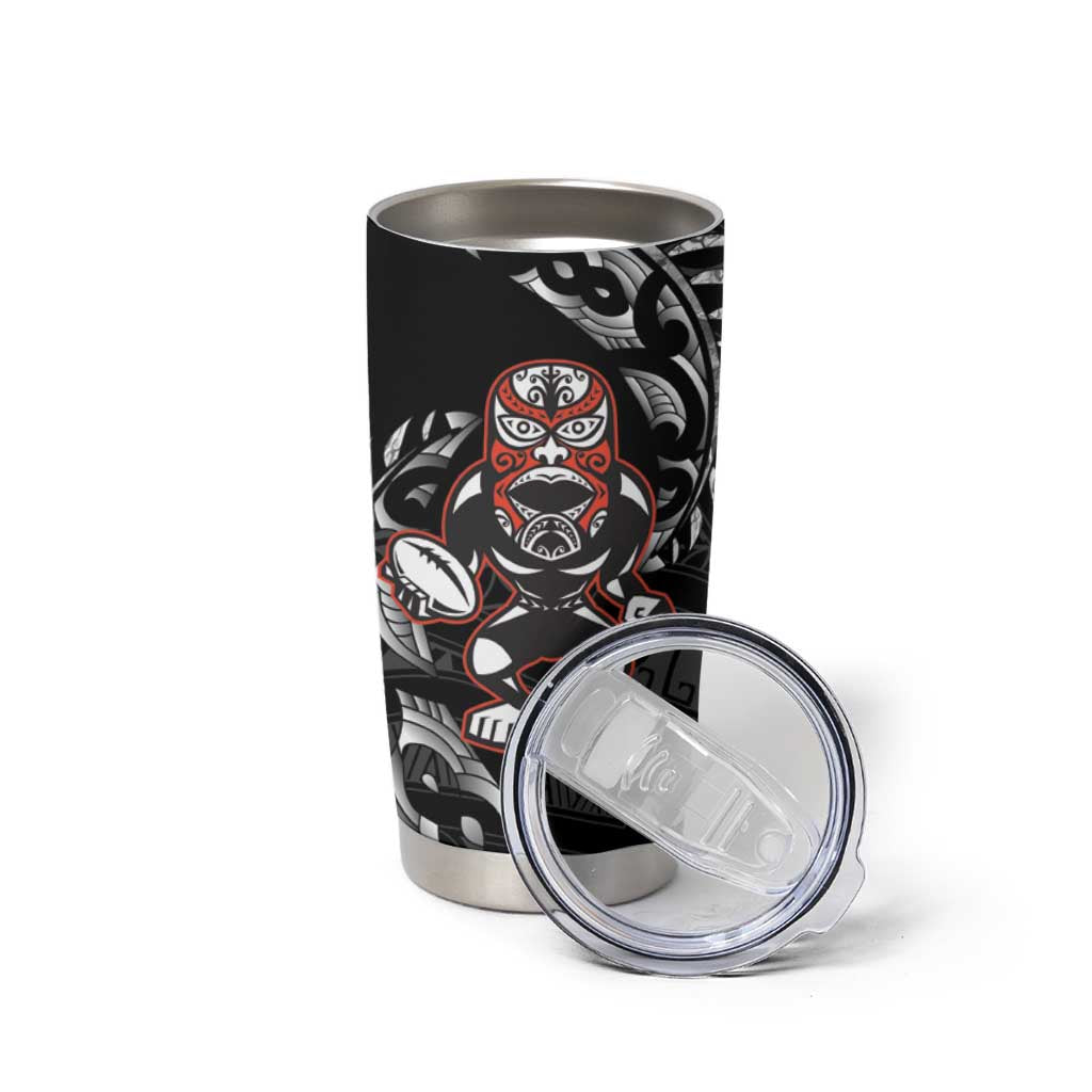 New Zealand Indigenous-Maori Rugby Custom Tumbler Cup LT9 - Polynesian Pride