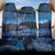 New Zealand Matariki Back Car Seat Cover Taniko Aramoana With Koru Galaxy Sky Night