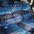 New Zealand Matariki Back Car Seat Cover Taniko Aramoana With Koru Galaxy Sky Night