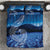 New Zealand Matariki Bedding Set Taniko Aramoana With Koru Galaxy Sky Night