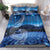 New Zealand Matariki Bedding Set Taniko Aramoana With Koru Galaxy Sky Night