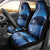 New Zealand Matariki Car Seat Cover Taniko Aramoana With Koru Galaxy Sky Night