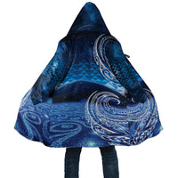 New Zealand Matariki Cloak Taniko Aramoana With Koru Galaxy Sky Night LT9 Unisex Galaxy - Polynesian Pride