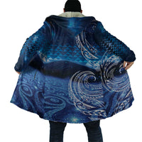 New Zealand Matariki Cloak Taniko Aramoana With Koru Galaxy Sky Night LT9 - Polynesian Pride