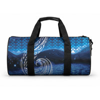 New Zealand Matariki Duffle Bag Taniko Aramoana With Koru Galaxy Sky Night LT9 One size Galaxy - Polynesian Pride