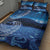 New Zealand Matariki Quilt Bed Set Taniko Aramoana With Koru Galaxy Sky Night