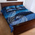 New Zealand Matariki Quilt Bed Set Taniko Aramoana With Koru Galaxy Sky Night