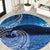 New Zealand Matariki Round Carpet Taniko Aramoana With Koru Galaxy Sky Night