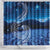 New Zealand Matariki Shower Curtain Taniko Aramoana With Koru Galaxy Sky Night