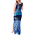 New Zealand Matariki Tank Maxi Dress Taniko Aramoana With Koru Galaxy Sky Night