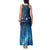 New Zealand Matariki Tank Maxi Dress Taniko Aramoana With Maori Galaxy Sky Night