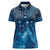 New Zealand Matariki Women Polo Shirt Taniko Aramoana With Maori Galaxy Sky Night