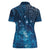 New Zealand Matariki Women Polo Shirt Taniko Aramoana With Maori Galaxy Sky Night