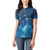 New Zealand Matariki Women Polo Shirt Taniko Aramoana With Maori Galaxy Sky Night