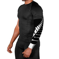 New Zealand Silver Fern Niho Taniwha Arm Sleeves LT9 - Polynesian Pride