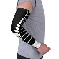 New Zealand Silver Fern Niho Taniwha Arm Sleeves LT9 - Polynesian Pride